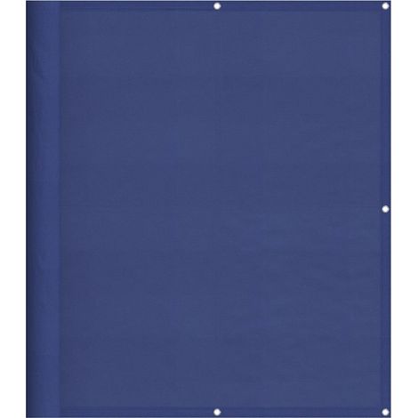 Écran de balcon bleu 120x700 cm 100% polyester oxford (1/5)