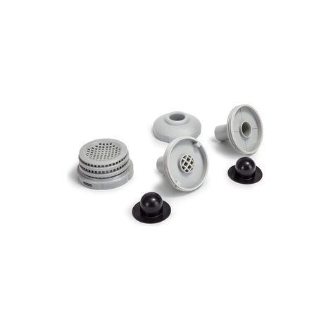 Connecteur de tuyau avec bouchon pour Intex et Bestway – Raccord pour entrée d'eau et gicleur(2 lots )