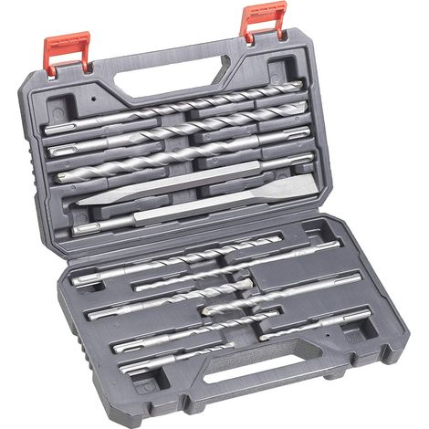 Set de brocas y cinceles kwb acero 5 a 16 mm