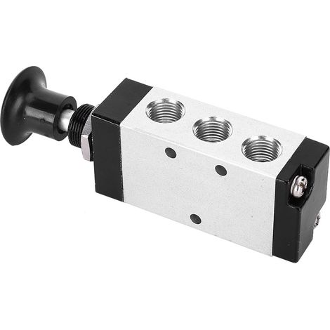 Électrovanne pneumatique 5 voies à 2 positions 4R110-06 avec levier manuel (1/5)