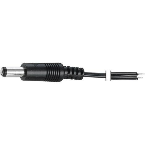 Câble de raccordement basse tension VOLTCRAFT XL-AC55DC DC mâle - extrémité(s) ouverte(s) 5.5 mm 2.1 (1/4)