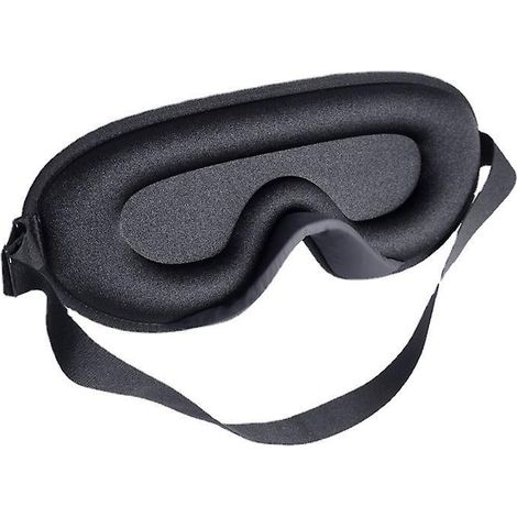 Schlafmaske, Nachtmaske für Männer/Frauen, atmungsaktive und komfortable 3D-Augenmaske mit tiefen Augenhöhlen und erhöhten Nasenpolstern, Anti-