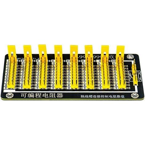 Résistance programmable 0,1R - 9999999,9R Résistance réglable Plaque de résistance coulissante Précision par pas 1% 0. (1/5)
