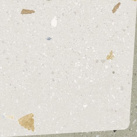 Carrelage sol / mur effet terrazzo 20x20 cm Croccante Meringa Multicolor (vendu par boite de 1m2) (1/3)