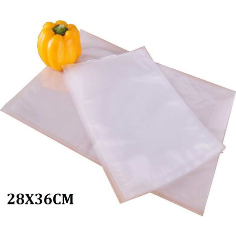 Trade Shop - 50 SACCHETTI BUSTE INDUSTRIE 28X36CM PER CONSERVTION TO CIBI CIBI FRUT -