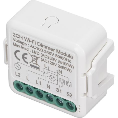 Intelligentes WLAN-Funksteuerungsmodul für elektrische Geräte (100–240 V Wechselstrom) (1/5)