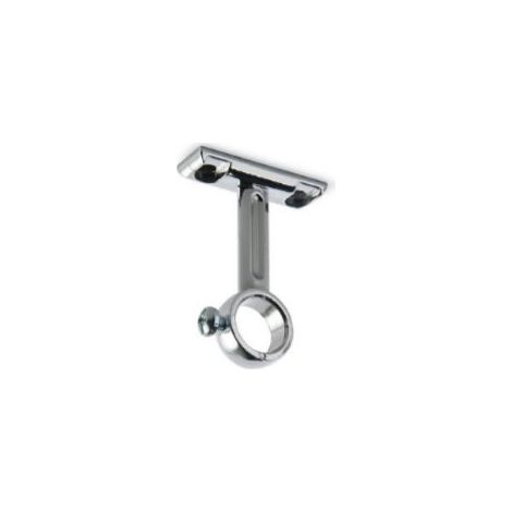 Supporto tubo cromato MANART Ø 16 mm con viti - M792CR+V