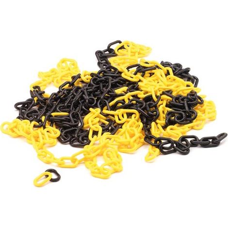 Catena di delimitazione perel 10 metri giallo polietilene