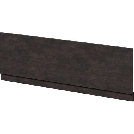 Metallic Slate MDF 1700mm Front Bath Panel with Plinth (1/4)