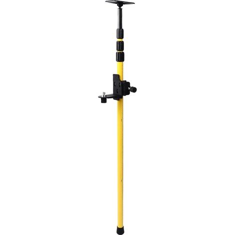GARRYFIZH Tige Télescopique de Niveau Laser,112-280 cm, haute capacité de charge, filetage standard, mât de montage télescopique, réglable pour lasers à ligne (1/5)