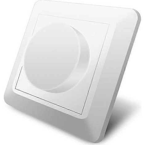 Variateur mural en silicone à découpe arrière contrôlable 250 W, variateur de type 86, blanc ivoire de qualité supérieure ( ) (1/5)