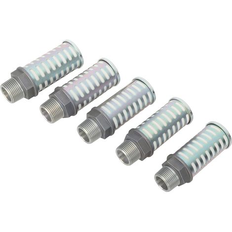 Silencieux de soupape AN600-10, raccord G1 pouce, pour électrovanne pneumatique et vérin, adapté aux carters, réservoirs d'huile, boîtes de vitesses et outillage pneumatique, lot de 5 pièces. (1/5)