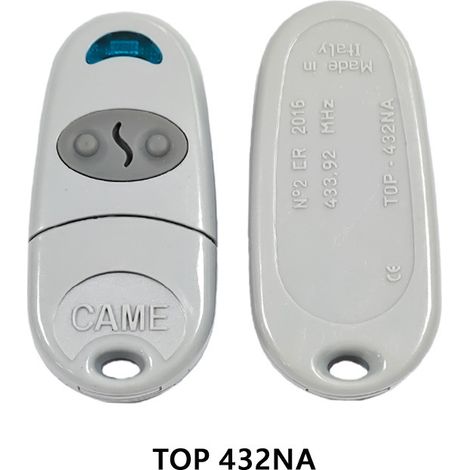Télécommande de portail TOP432NA 433,92 MHz à code tournant, 2 boutons, compatible avec la série CAME TOP432 (1/4)