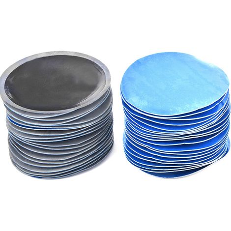 80 Stück pro Packung, 58 mm große Naturkautschukflicken für die Reparatur von Autoreifen, Pannen, Kältebrücken und schlauchlosen Reifen (1/5)