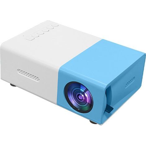 Projecteur Portable Mini - 1080p Full HD, Compact et Idéal pour Home Cinéma, Compatible avec Android, Ordinateur Portable, Smartphone, PS3, PS4, TV (1/5)