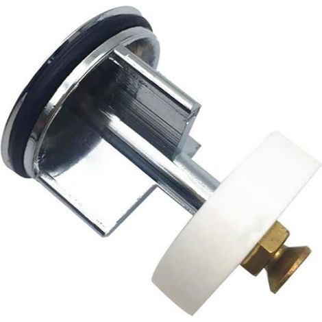 Schläfer 40510016  Tappo Saltarello Universale di  Scarico Lavandino Bagno, Bidet, Vasca e Cucina, Diametro Tappo Saltarello 40mm, Finitura in Ottone Cromato