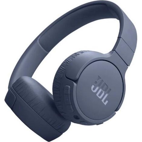Casque supra-auriculaire sans fil JBL Tune 670NC - Réduction de bruit - Pure Bass - Bluetooth 5.3 - 70h d'autonomie - Bleu (1/5)