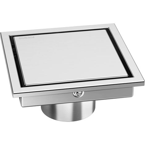Siphon de sol en acier inoxydable 304 avec protection anti-odeurs pour un drainage rapide et une installation discrète, adapté aux salles de bains.-AquaForge (1/3)