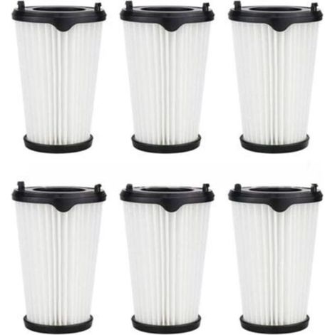 Lot de 6 filtres HEPA de rechange pour aspirateur Ergorapido AEF150 AEG CX7 CX7-2, avec 1 brosse de nettoyage. (1/4)
