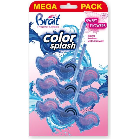 BRAI Color Splash Boudin Toilette Fleur Douce 3 x 45 g