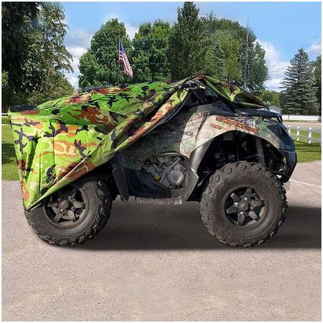 Housse extérieure pour VTT, imperméable et résistante aux UV, camouflage 210D [JUN] (1/4)