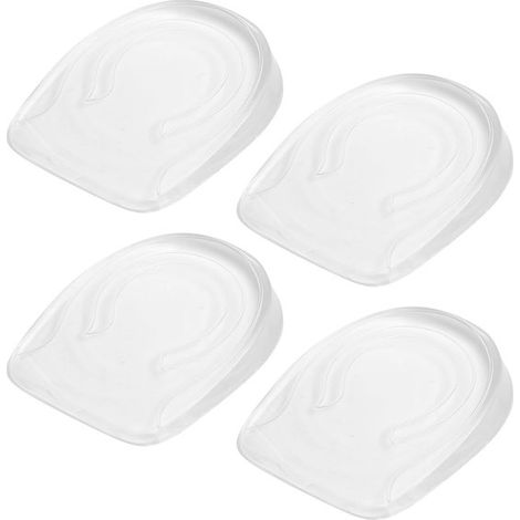 almohadillas de gel de silicona de 1 cm para el talón，plantillas elevadoras，protectores de talón (1/5)