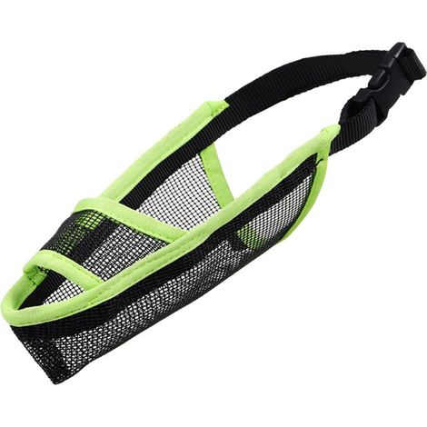 Muselière respirante en maille pour chiens – permet de boire, toutes tailles