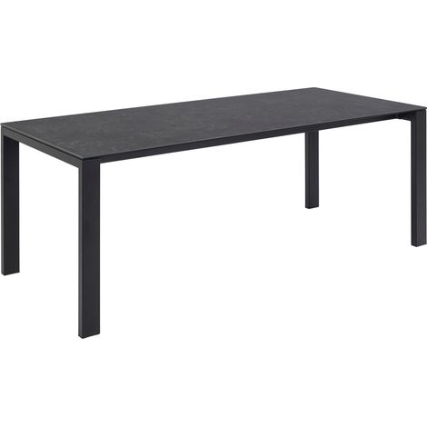 Mesa Norsica 594 , 75x90x200cm, Vidrio, Cerámica, Metal