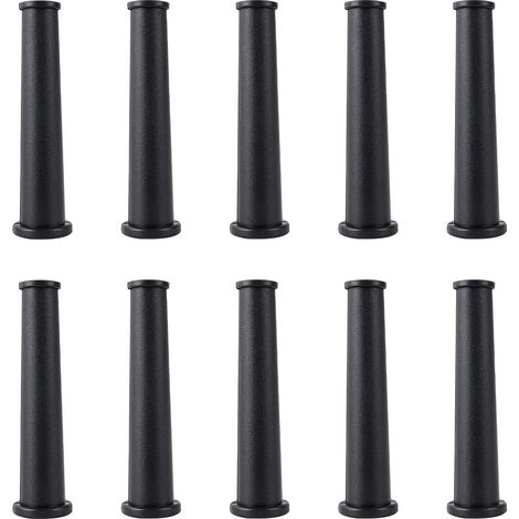 Lot de 10 gaines de câble en caoutchouc noir de 10 mm pour perceuse électrique - Protection souple pour outil électrique et perceuse électrique - TS/BHT-01 (1/5)