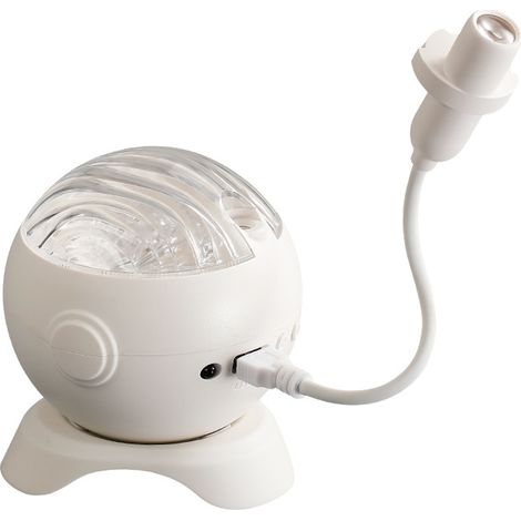 Lampe projecteur – 16 couleurs, télécommande, effet aurore boréale et ondulations – Rechargeable (1/5)