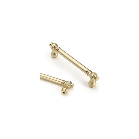 Lot de 10 poignées de meuble dorées – Entraxe 96 mm – Poignées en métal antirouille pour cuisine et chambre à coucher – Installation facile - CK-EU0008 (1/3)