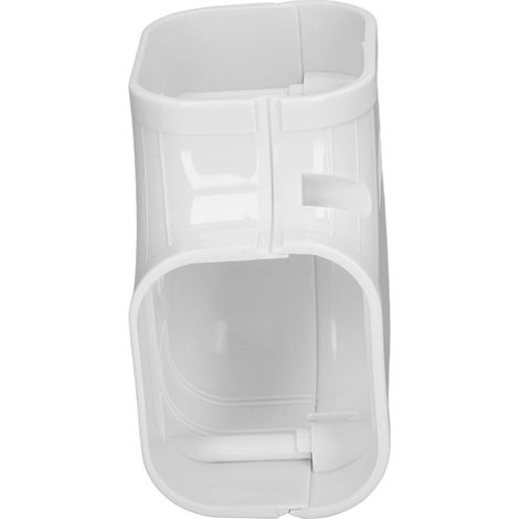 Coude horizontal 403 pour unités intérieures et extérieures, rainure décorative pour tuyau en cuivre de climatisation, kit de cache-tuyau en PVC, accessoires pour tuyaux de climatisation (1/5)