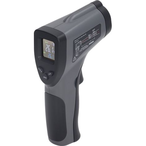 Digitales Thermometer mit farbigem LCD-Display und Hintergrundbeleuchtung, multifunktionales Handthermometer (1/5)