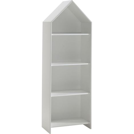 Étagère Bibliothèque 4 Niveaux "Casami" 171cm Blanc (1/3)