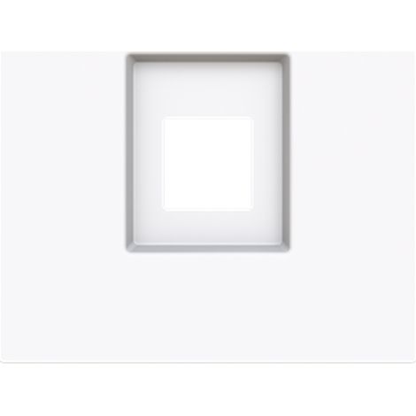 Tapa toma de teléfono/informática Serie Alba de Niessen  Blanco Mate (1/3)