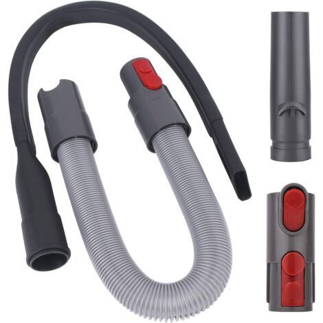 Rallonge de Tuyau, Suceur à Fentes Flexible avec Adaptateur Accessoires pour Aspirateur Dyson V15 V11 V10 V8 V7, Tuyau Télescopique pour Aspirateur, Long Suceur Plat pour le Nettoyage des Coin-Muntra (1/5)