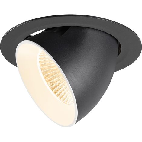 Encastré downlight NUMINOS® GIMBLE XL intérieur 2700 K 20° noir / blanc - SLV - 1009865