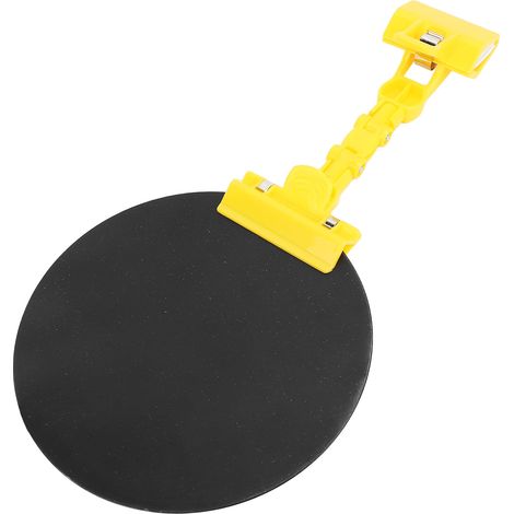 Schweißerschutzwand, rund, gelb, 16 cm Durchmesser, mit Selbstklemmhalterung und automatischer Bewegung (1/5)