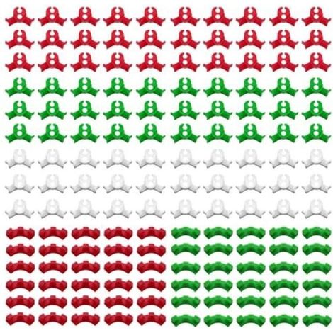 Pinces de tuteurage, 150 pièces, clips LST, clips de palissage à faible contrainte à 90 degrés pour courber les tiges des plantes et modifier leur direction de croissance (2 tailles) (1/4)