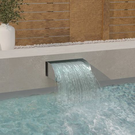 vidaXL Waterfall 45x34x14 cm Stainless Steel 304