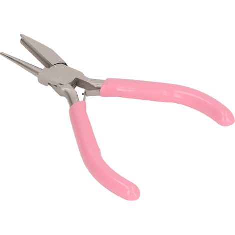 Pince à enrouler le fil métallique 5 pouces Mini outil de création de pièces de fil pour la fabrication de bijoux Demi-rainure Demi-rond (1/5)