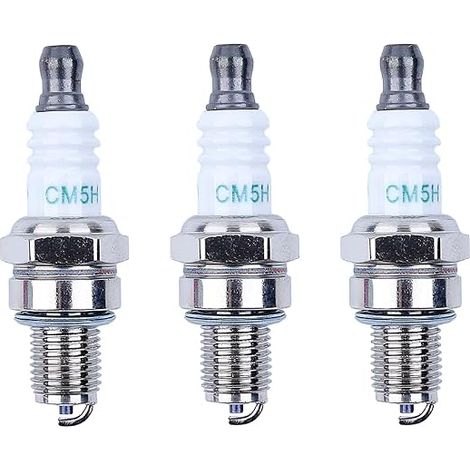 3 Pièces Bougies d'allumage CM5H pour GX25 GX35, pour 3699-91867 369991867,506615101,54426090 Souffleurs Débroussailleuses Coupe-Bordures Tronçonneuses (1/5)