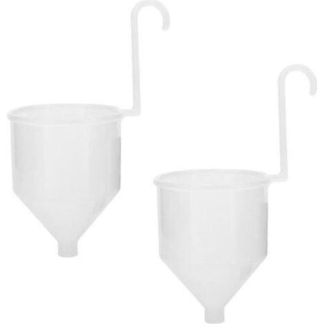 Grand viscosimètre, entonnoir universel pour pistolet pulvérisateur, accessoires pour pistolet pulvérisateur portable, blanc