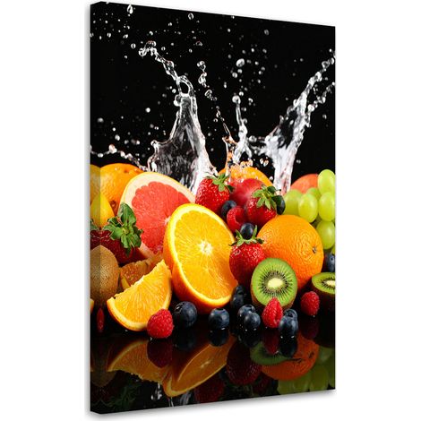 Tableau déco Fruits exotiques nature 60x90 (1/4)