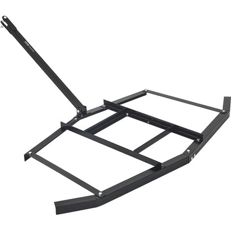 VEVOR Erpice Trainato Largo 1670 mm, Livellatrice per Vialetti in Acciaio Q235 con Barre Regolabili Attacco a Perno, Erpice Trattori da Vialetto per ATV, UTV, Giardino 1670 x 1800 x 110 mm