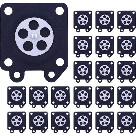20 Pièces Diaphragme de Carburateur pour Walbro WA WT WY WZ Série, Kit Membrane Joint Carburateur Kit de Reparation OEM 95-526, 95-526-9, 95-526-9 (1/4)