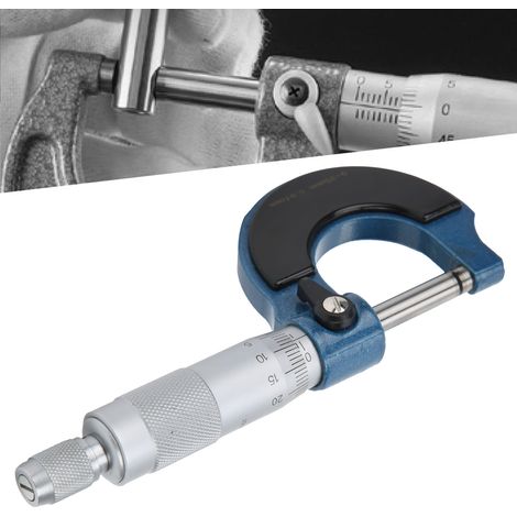 Mikrometer 0–25 mm – Standard-Außenschraubenmikrometer blau (1/5)
