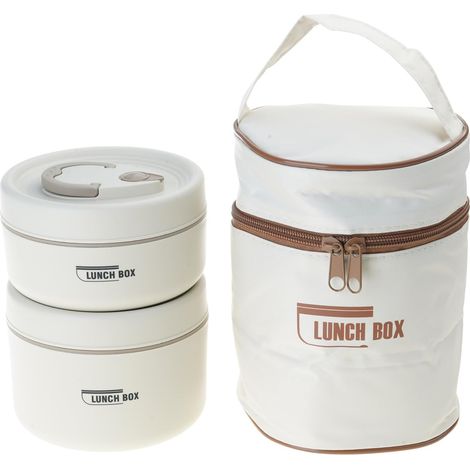 Boîte alimentaire empilable pour repas chauds, ensemble isotherme (1/5)