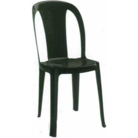 Silla de resina monoblock Tijuana verde 1121 Scab