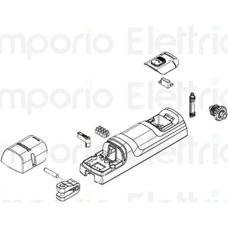 beninca pièce détachée engrenage de déverrouillage assemblé bob face 9686820 (1/3)